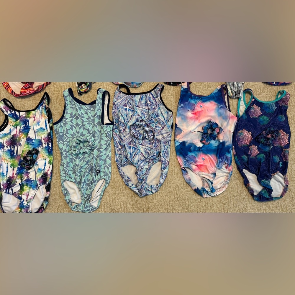 Set of Plum gymnastics Leotards